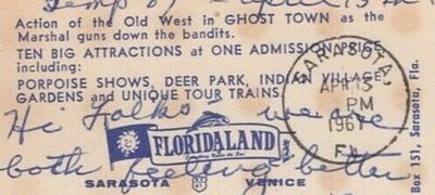 Floridaland - Postcard Back (newer photo)